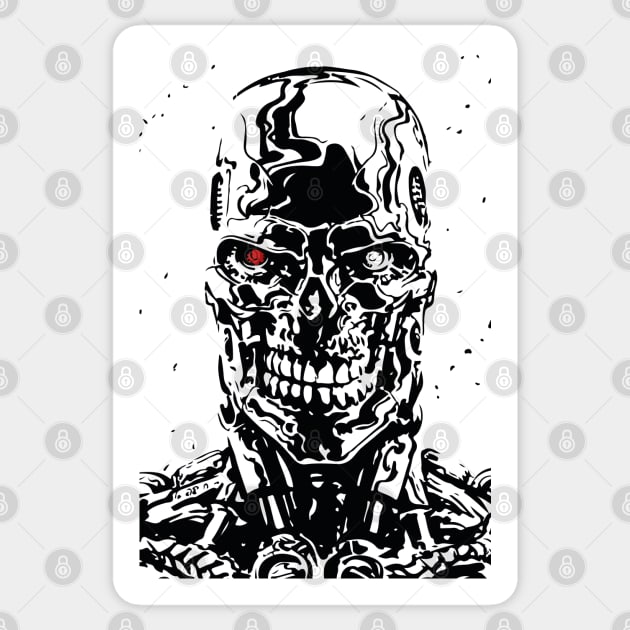 Terminator T-Shirt Sticker by Negolou 